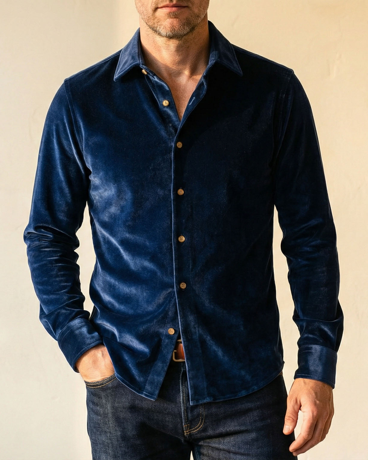 Giovanni | bomullsblandad skjorta