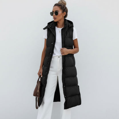 Lange damvadderad väst