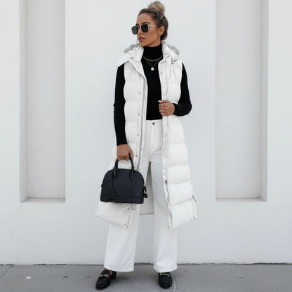 Lange damvadderad väst