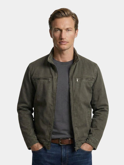 Valmont Vintage Olivgrön Fältjacka - Cross & Crown