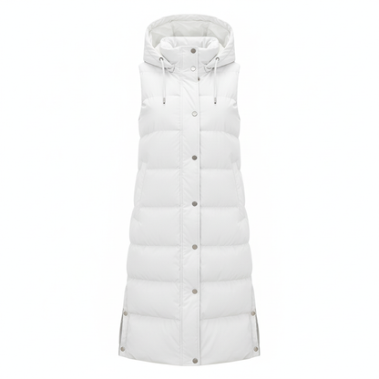 Lange damvadderad väst