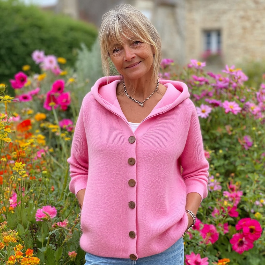 Mathilde | Huvtröja med knappar